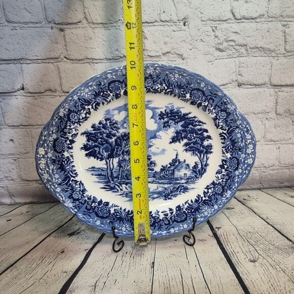 Vintage W.H Grindley Country Style Oval Serving Platter - Picture 3 of 5